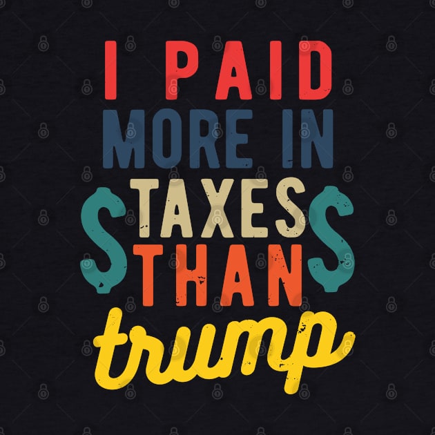 I Paid More Taxes Than Trump i paid more taxes than donald trump by Gaming champion